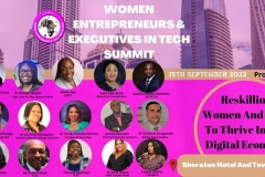 Women Entrepreneurs and Executives in TECH Summit @ Sheraton Lagos, 15th Sept, 2022